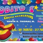 La imagen 1 de la Empresa BOBITO'S GRUPO RECREATIVO Recreativos en Soledad ATL