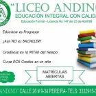 La imagen 3 de la Empresa COLEGIO LICEO ANDINO Universidad en Dosquebradas RIS