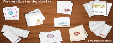 La imagen 2 de la Empresa SERVILLETAS IMPRESAS AAM INVERSIONES LTDA. Tienda de artículos de cocina en Bogotá DC