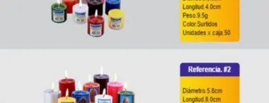 La imagen 4 de la Empresa VELAS Y VELONES CRISTAL S.A.S Tienda de cirios y velas en Medellín ANT