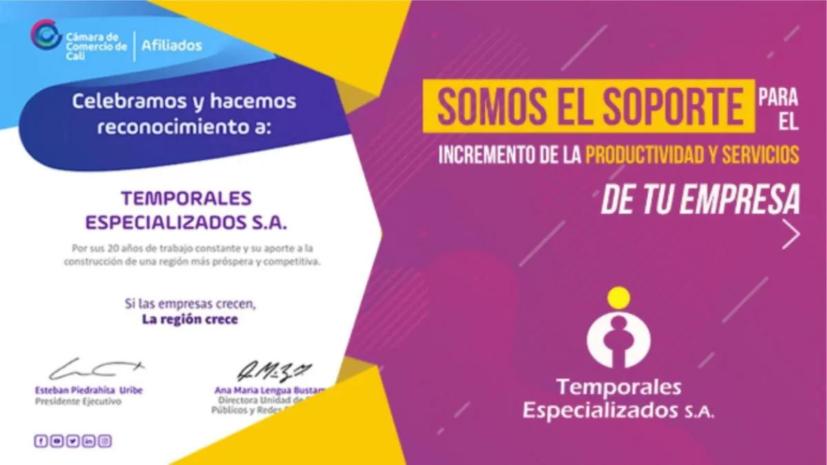 La imagen 4 de la Empresa TEMPORALES ESPECIALIZADOS S.A.
