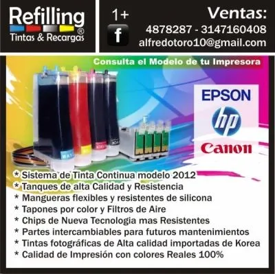La imagen 6 de la Empresa REFILLING TINTAS & RECARGAS