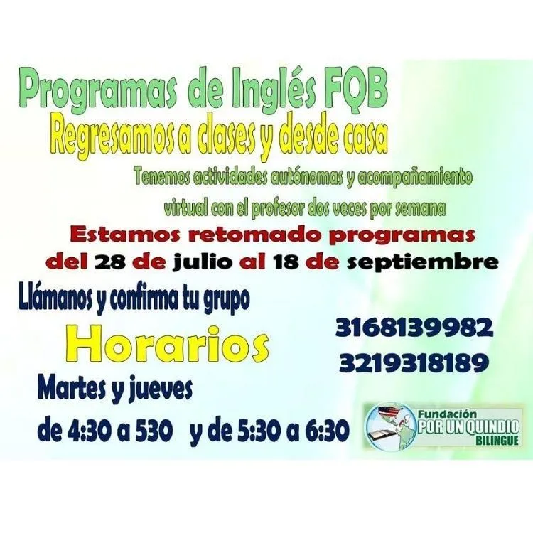 La imagen 4 de la Empresa FUNDACIÓN POR UN QUINDÍO BILINGÜE